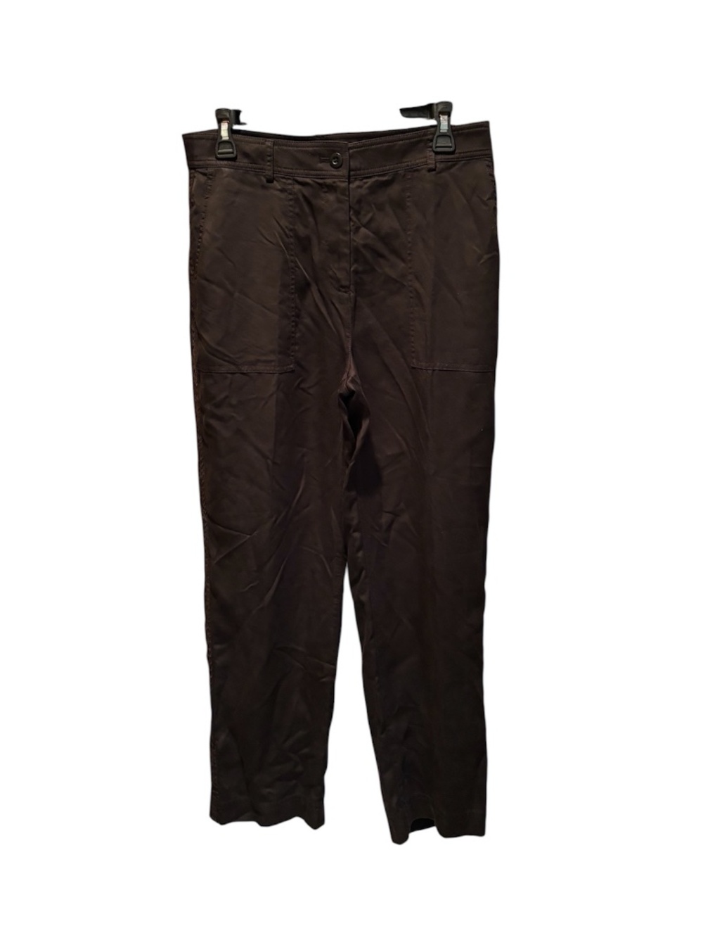 J. Crew Drapey Viscose Blend Twill Pants in Black size 8 NWT Style# BK250